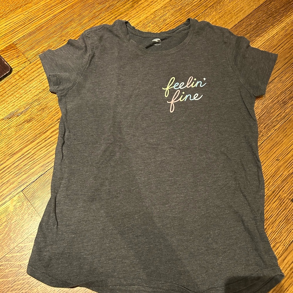 Old Navy Gray Short Sleeve Tee
